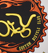 embroidery digitizing for bicykle team